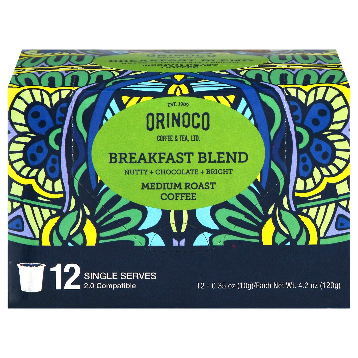 Orinoco Breakfast Blend Single Serve Coffee Pods - 6 of 12 Count