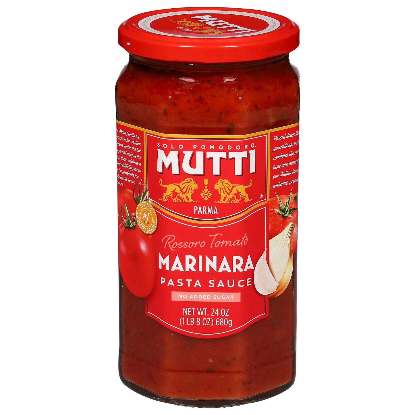 Mutti Marinara Pasta Sauce - 24 oz (Pack of 6)