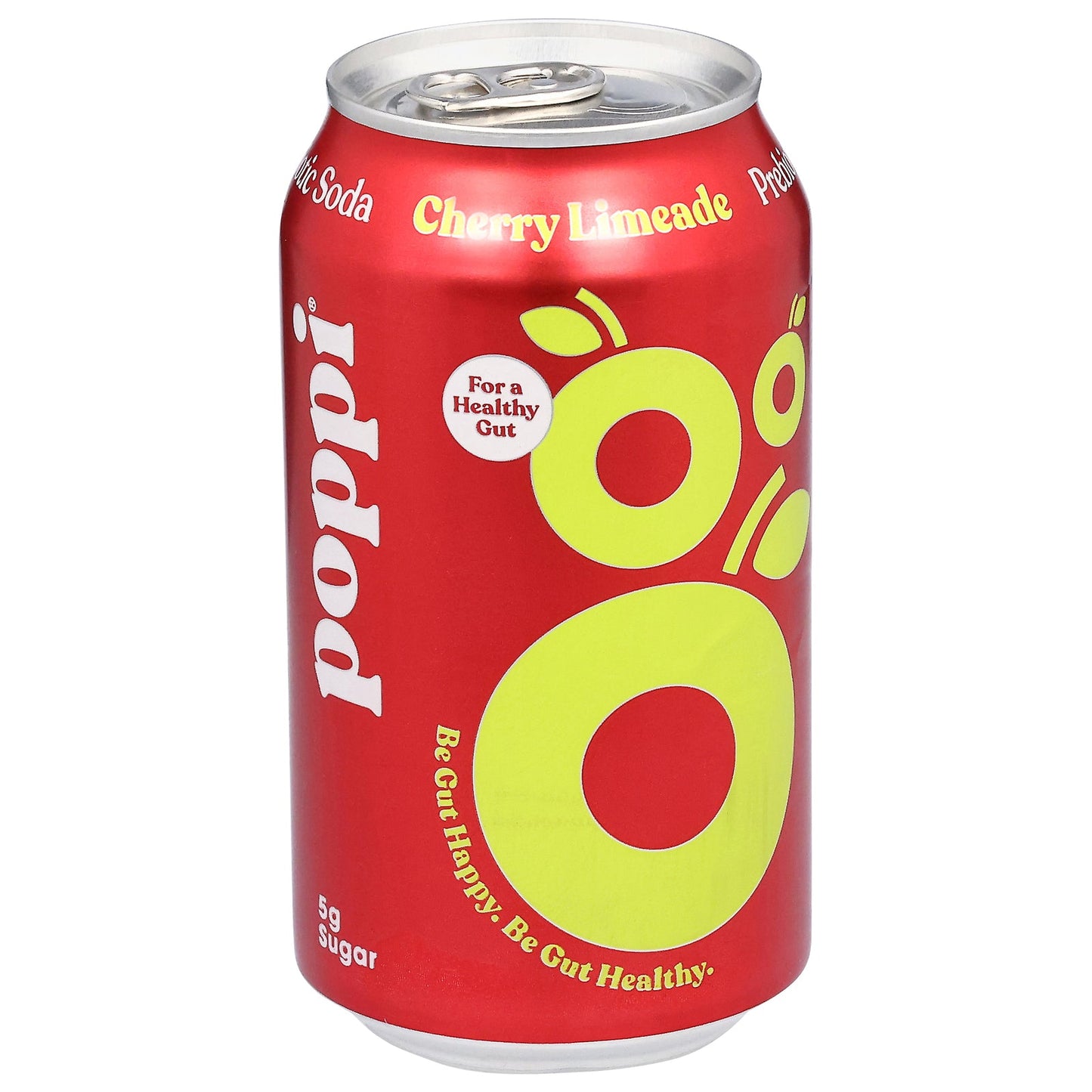 Poppi Prebiotic Soda, Lime Ginger, 12 fl oz (12 Pack)