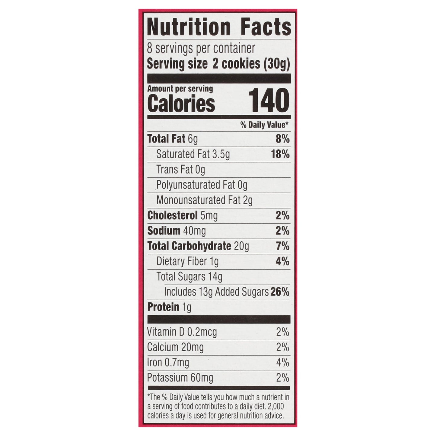 Bttr Cookies Raspberry Truffle - Case of 12 - 8.4 Oz