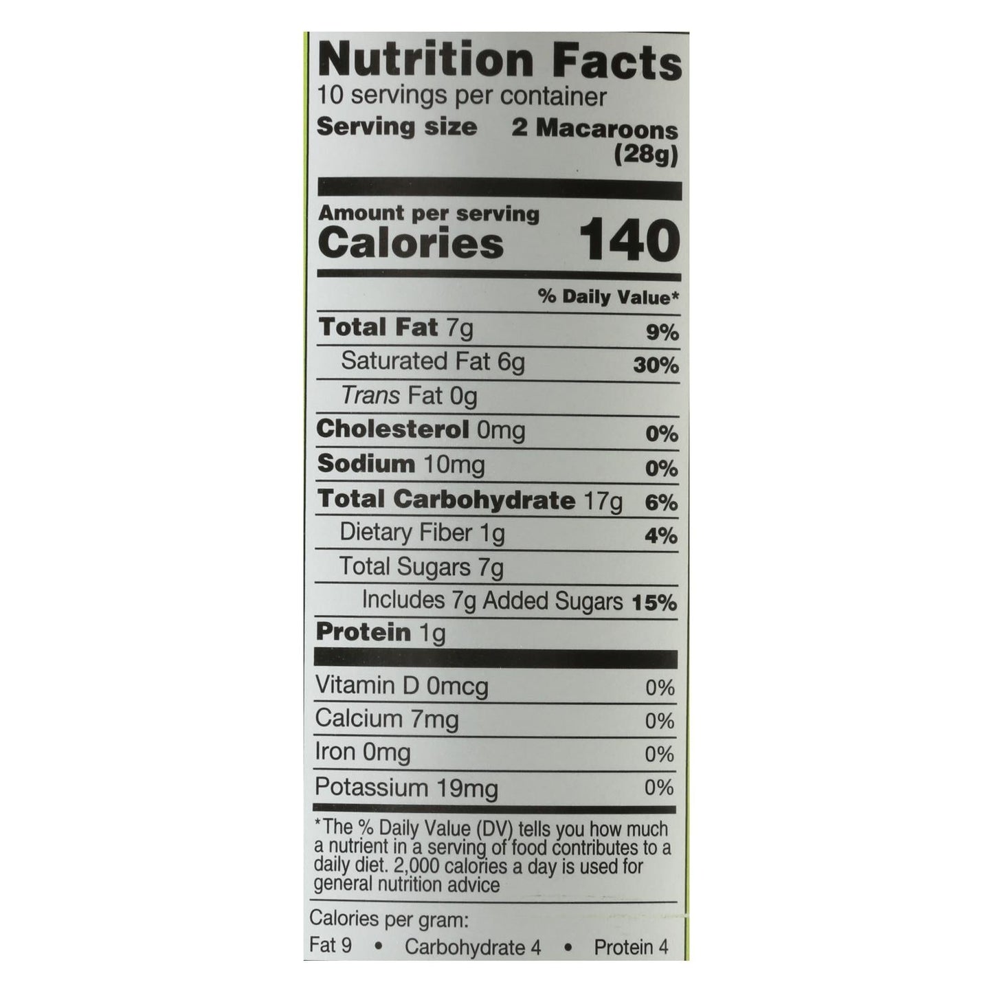 Manischewitz Macaroons, Pistachio Orange, Kosher for Passover, 10 Oz, Case of 12