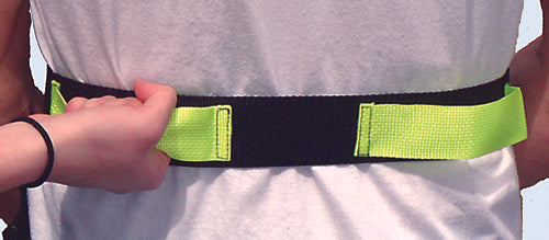 Gait Belt With Hand Grips 60", Transfer Assist, Adjustable 30"-60", 2" Cotton Webbing