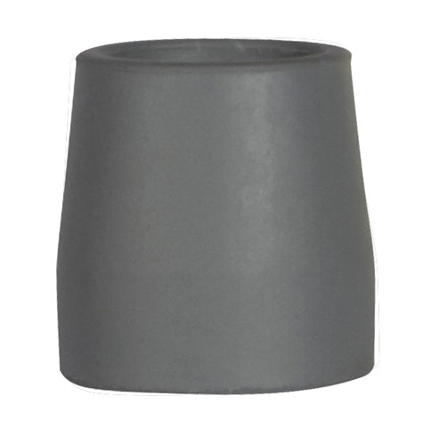 Grey 1" Crutch Tips - Premium Replacement for Walkers & Commodes (Pair)