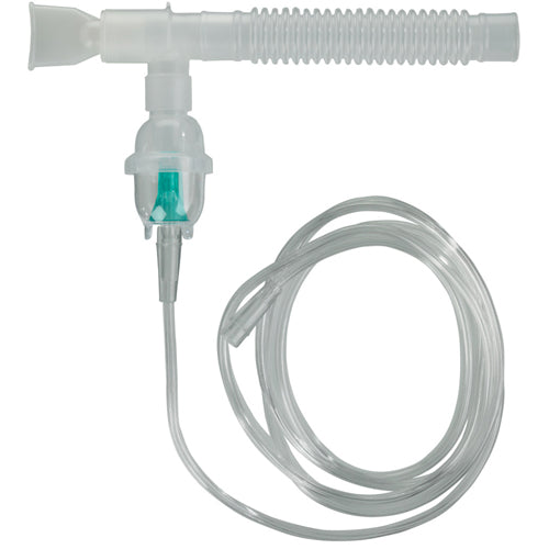 Nebulizer Kit with Anti-Spill T-Piece, 7' Tubing & Mouthpiece, 13cc Capacity, 50/Case