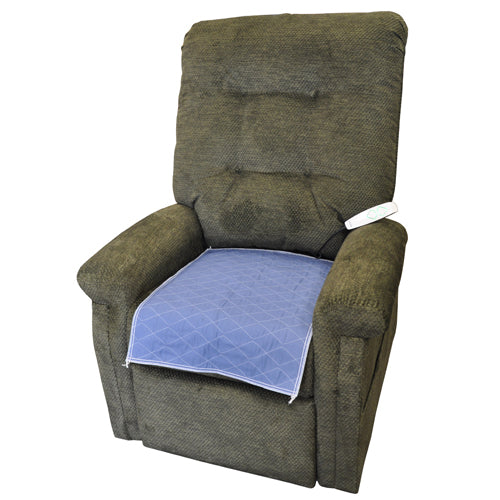 Blue Jay Reusable Absorbent Chair Pad 18 x 24 Navy Blue, 2-Pack