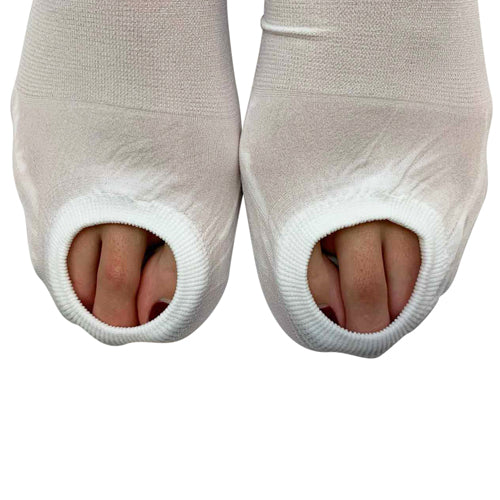 Anti-Embolism Stockings XL Long 15-20 mmHg Thigh High, Inspection Toe, Silicone Grip Top