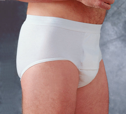 HealthDri Mens Moderate Absorbency Incontinence Brief, Large 38-40