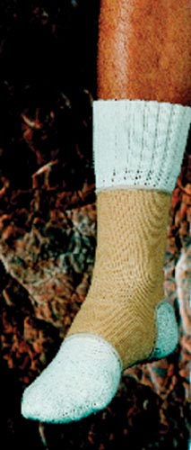 Sportaid Slip-On Ankle Support - Medium 8 1/4 - 9" - Knitted Elastic Compression Brace