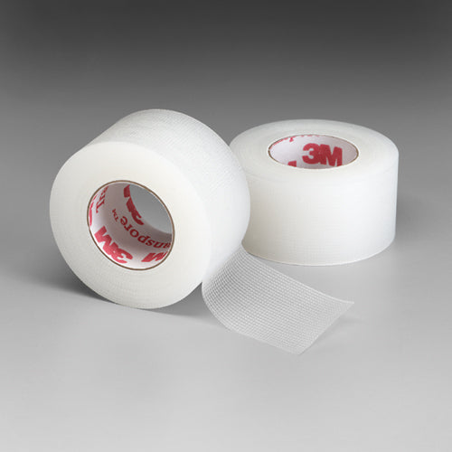 3M Transpore Surgical Tape - 2 in x 10 Yards - Clear, Hypoallergenic, Perforated - Box of 6