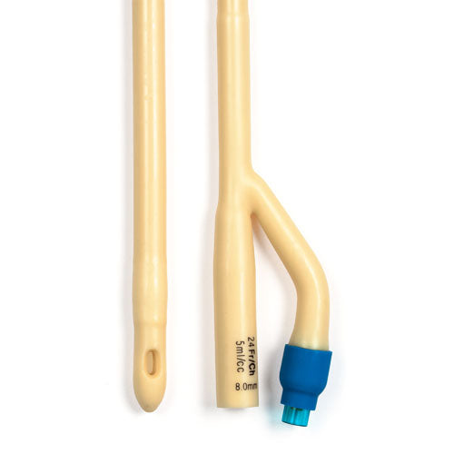 Dynarex Foley Catheters 5cc 26FR Silicone-Coated 2-Way, 10/cs - Superior Comfort & Performance