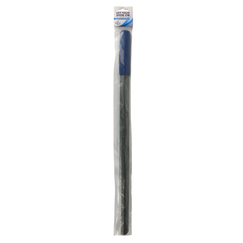 24" Long Metal Shoehorn - Extra Long Handled Steel Shoe Horn for Easy Shoe Wearing