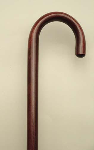 Mahogany Wood Cane - 36 Inch, Water Resistant, 250 lb Capacity