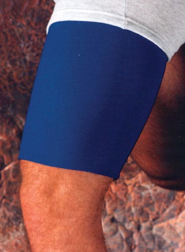 Sportaid Small Neoprene Slip-On Thigh Support 18-20" - Compression & Warmth