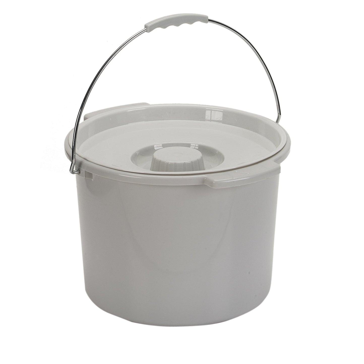 Bariatric Drop-Arm Commode Deluxe - 1000 lb Capacity, Assembled