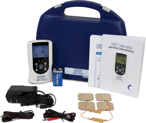 InTENSity Twin Stim III TENS and EMS Unit - 105mA Digital Electrotherapy Device