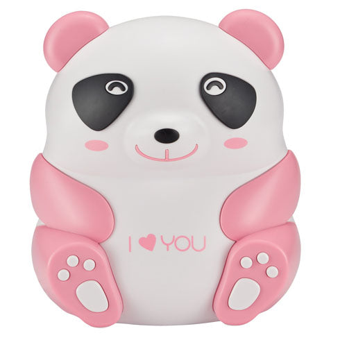 Panda Pediatric Nebulizer - Pink Compressor, Reusable & Disposable Neb Kits, with Bag