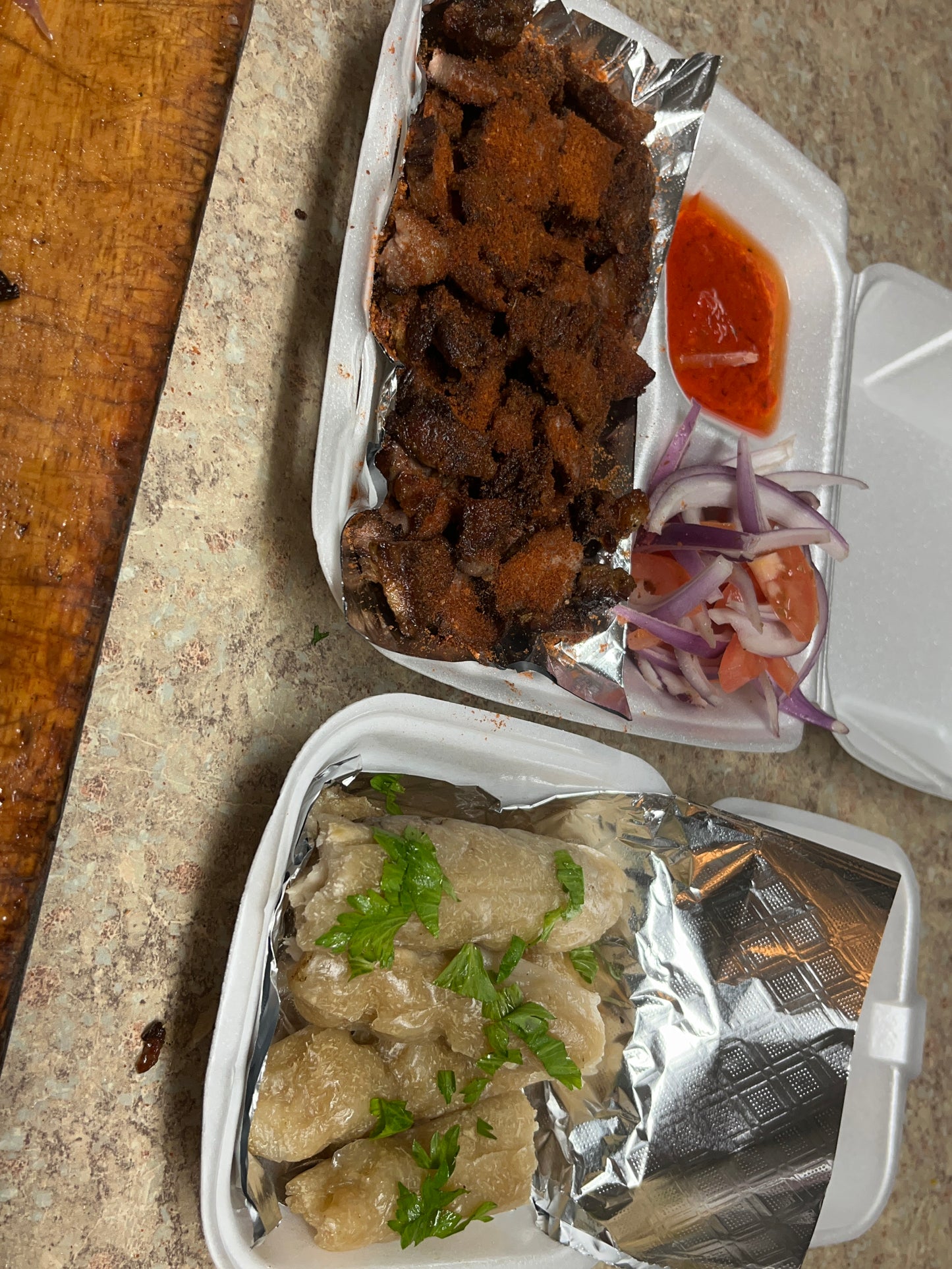 Beef Suya with Bobolo