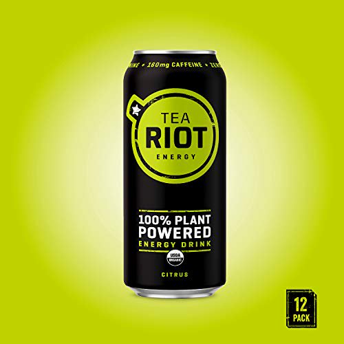Riot Energy - Energy Drink Citrus Lime Flavor, Pack of 12 - 16oz