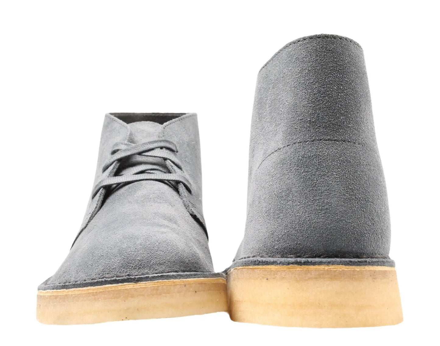 Clarks Originals Desert Coal Men Casual Chukka Boots Blue Suede