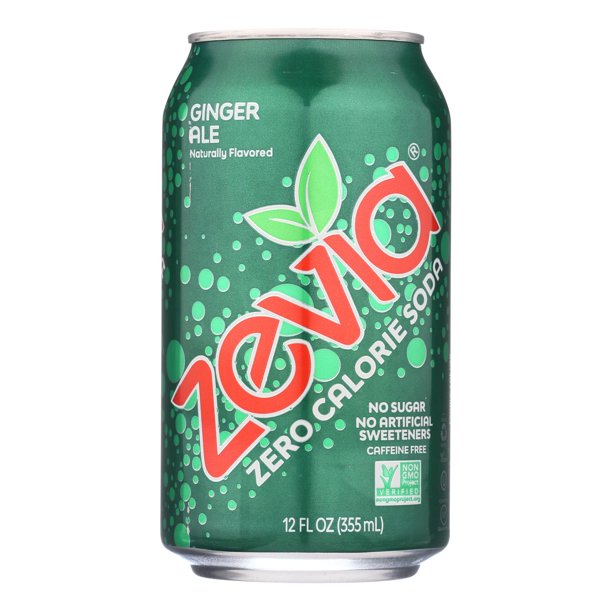 Zevia Ginger Ale Soda, 12 Pack, 12 Fl. Oz. Cans