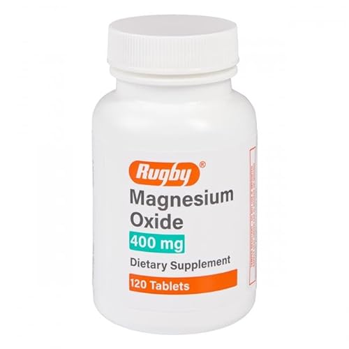 Rugby Magnesium Oxide 400 Mg Supplement Tablets