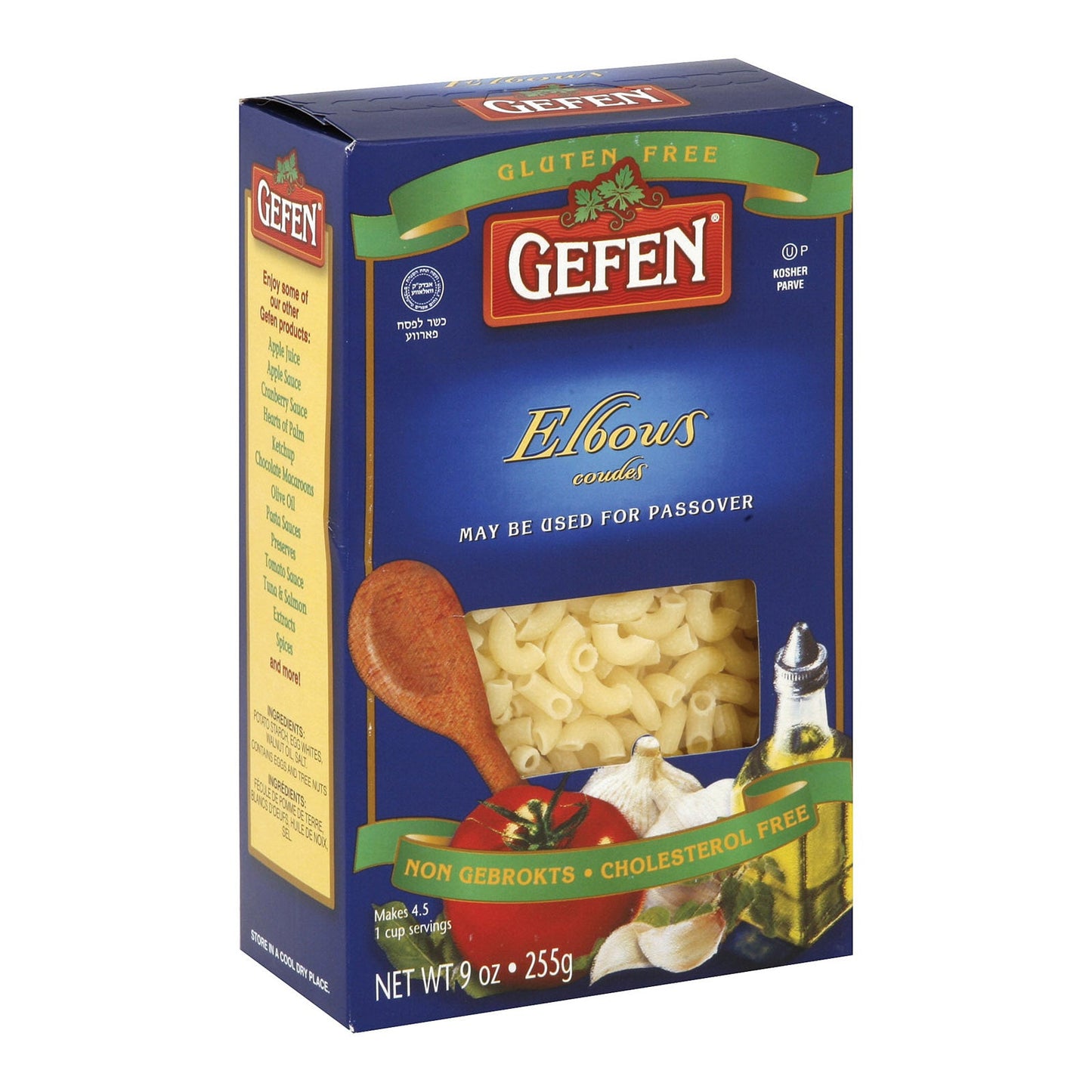 Gefen Gluten Free Elbow Noodles (Pack of 12 - 9 Oz.)