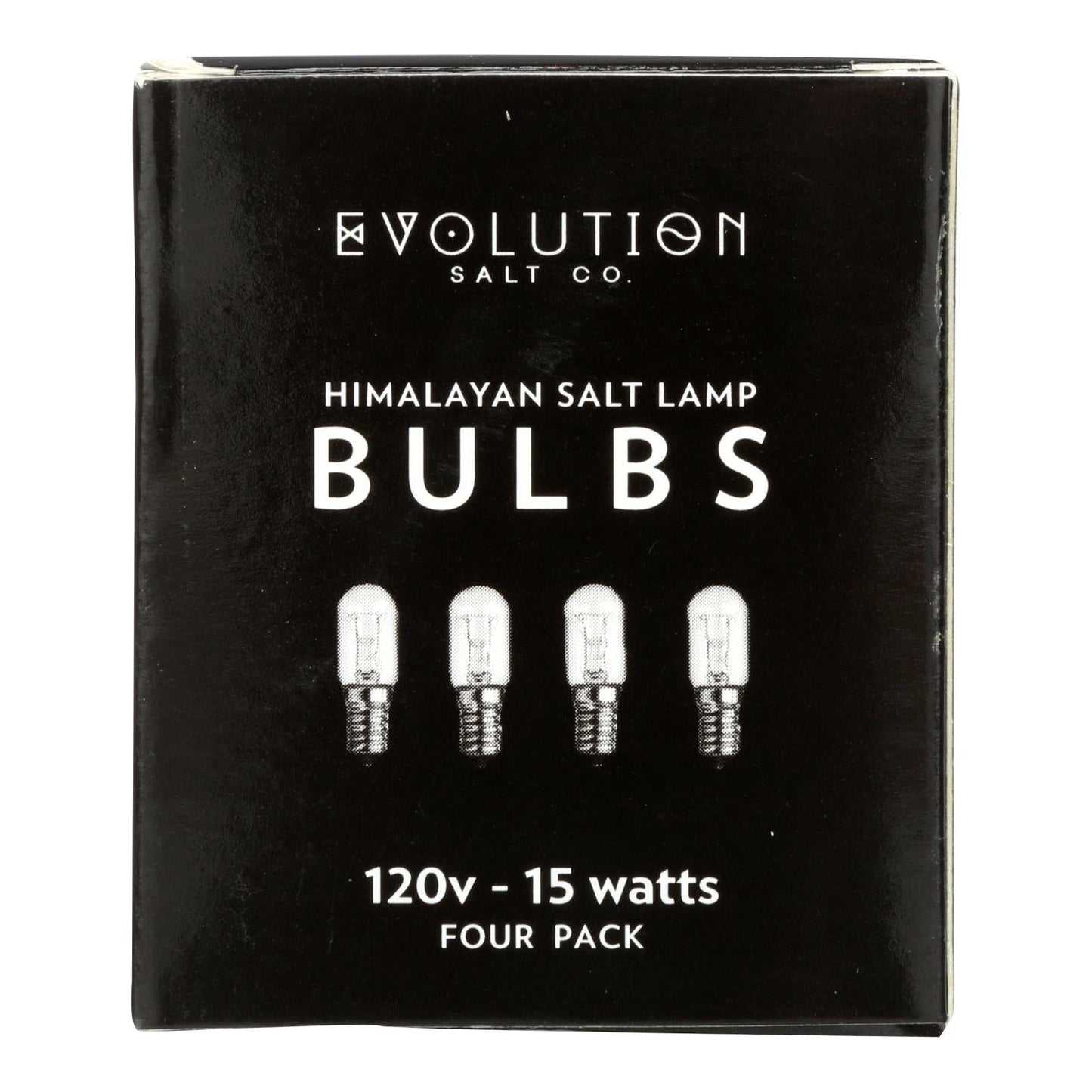 Evolution Salt Lamp Bulbs - 4-Pack - 15 Watt - Clear