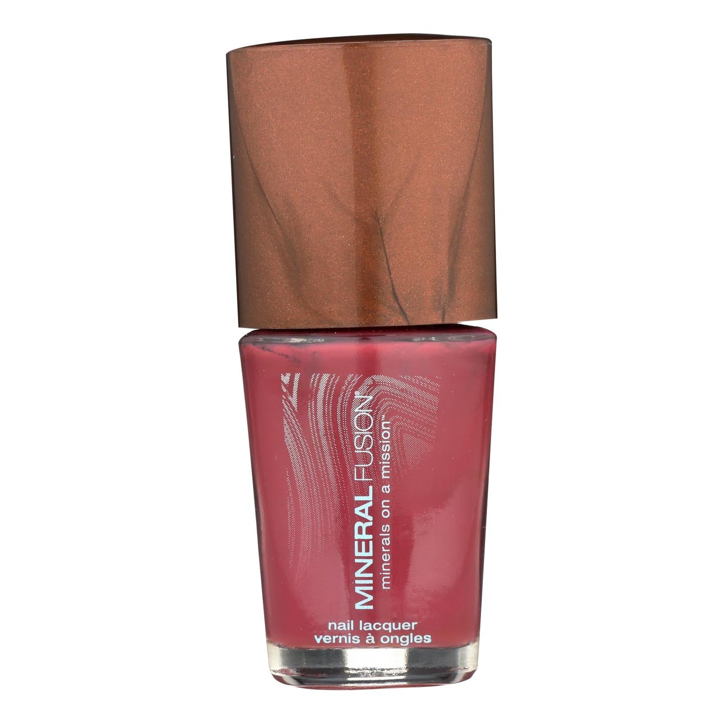 Mineral Fusion Rose Quartz Nail Polish, Long-Lasting Vegan Nail Color, 0.33 Oz