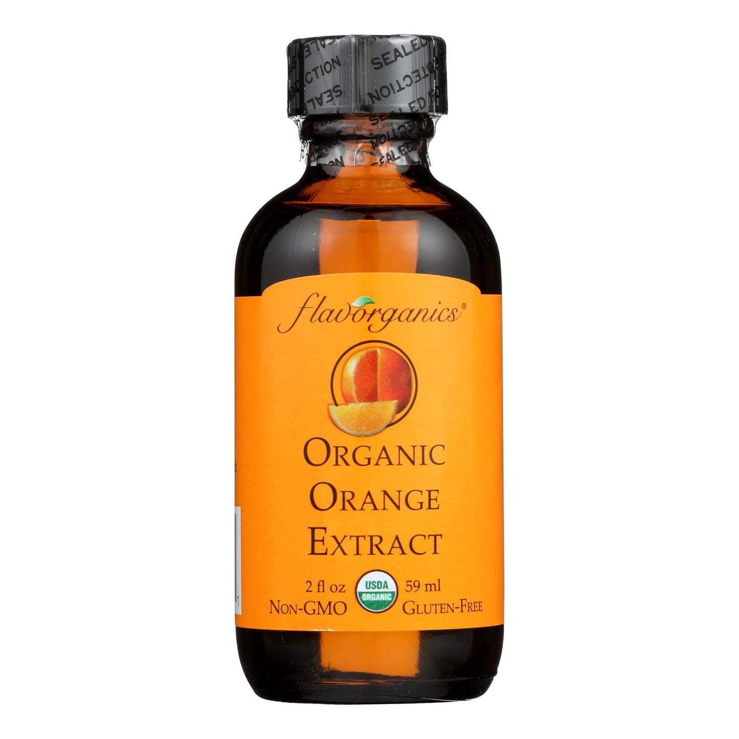 Flavorganics Organic Orange Extract, 2 Oz.