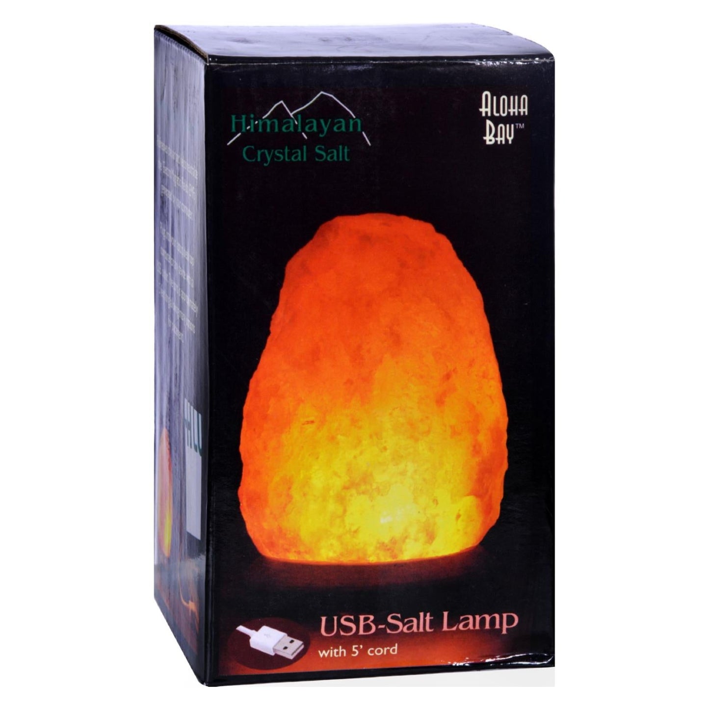 Himalayan Pink Salt Lamp with Dimmer Switch and USB Cable
