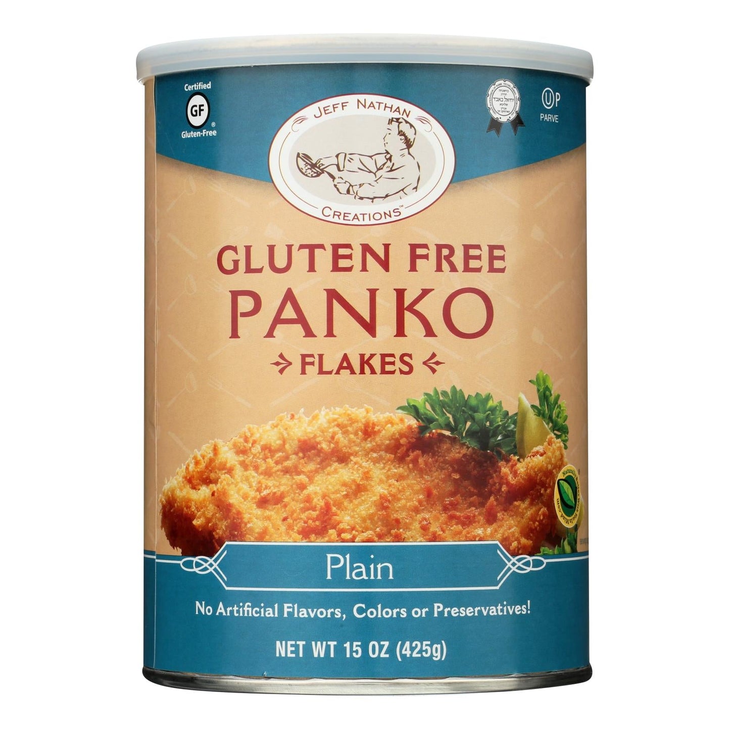 Jeff Nathan Creations Gluten Free Plain Panko Flakes (15 Oz, 12 Pack)