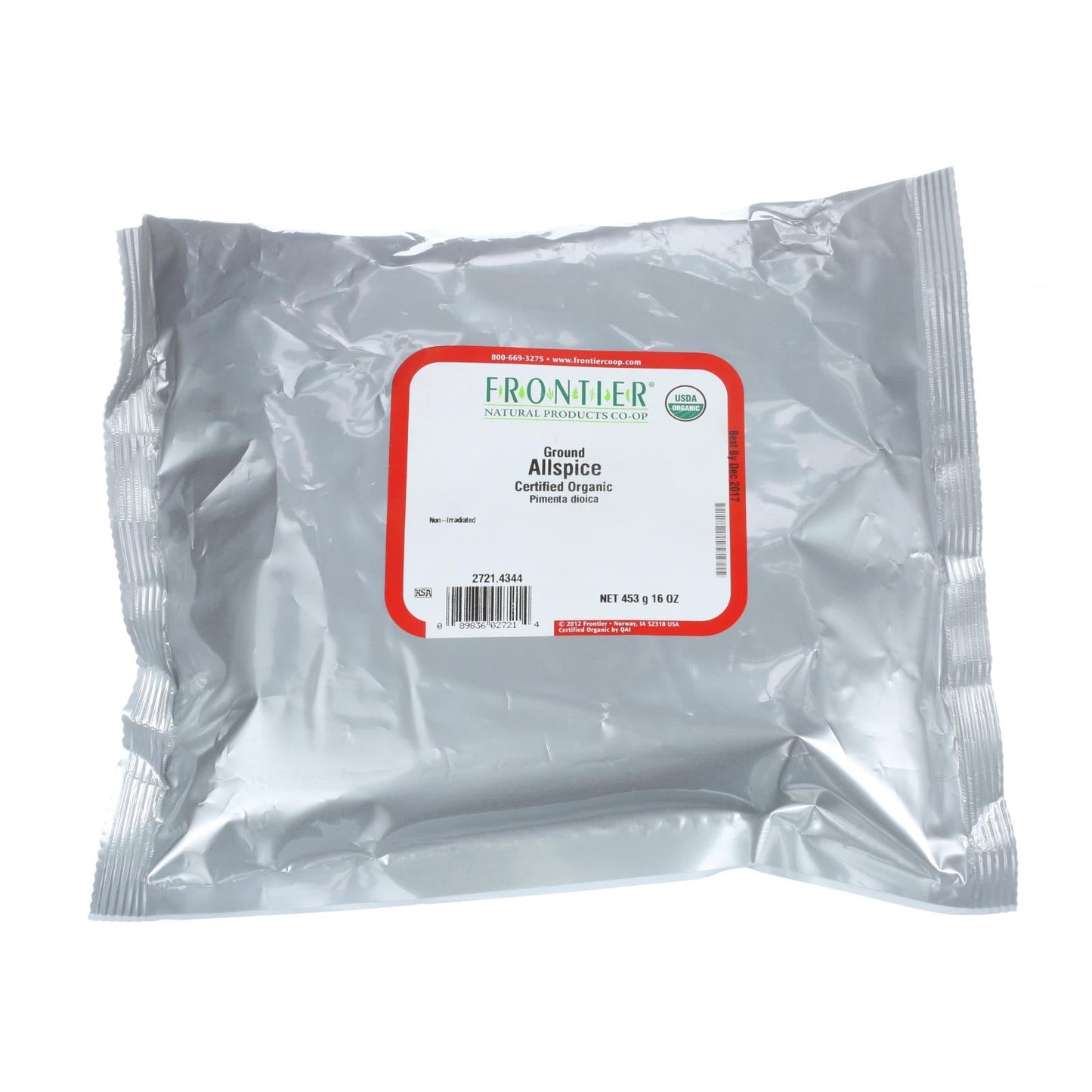 Frontier Herb - Organic Allspice Powder: Select Grade Ground Spices, 1 lb