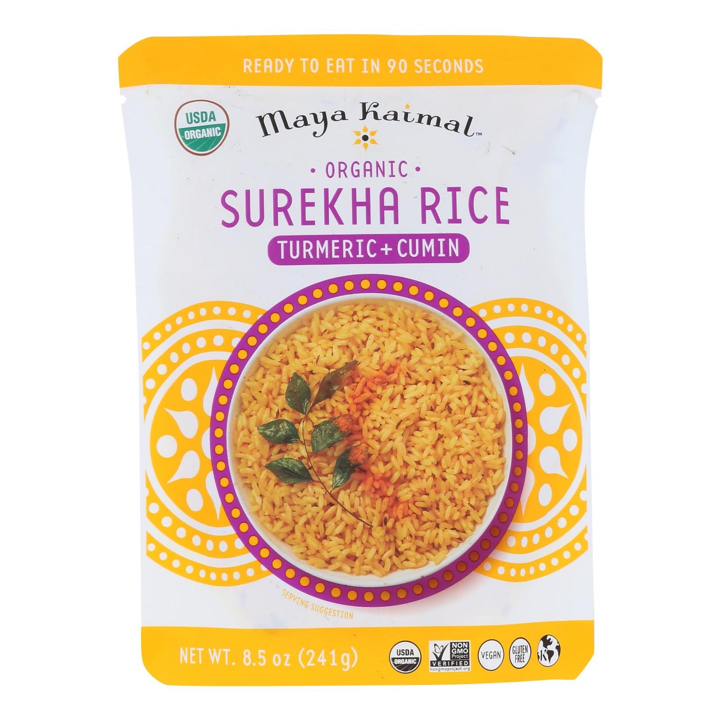 Surekha Turmeric by Maya Kaimal Rice, 8.5 Oz (6-Pack)