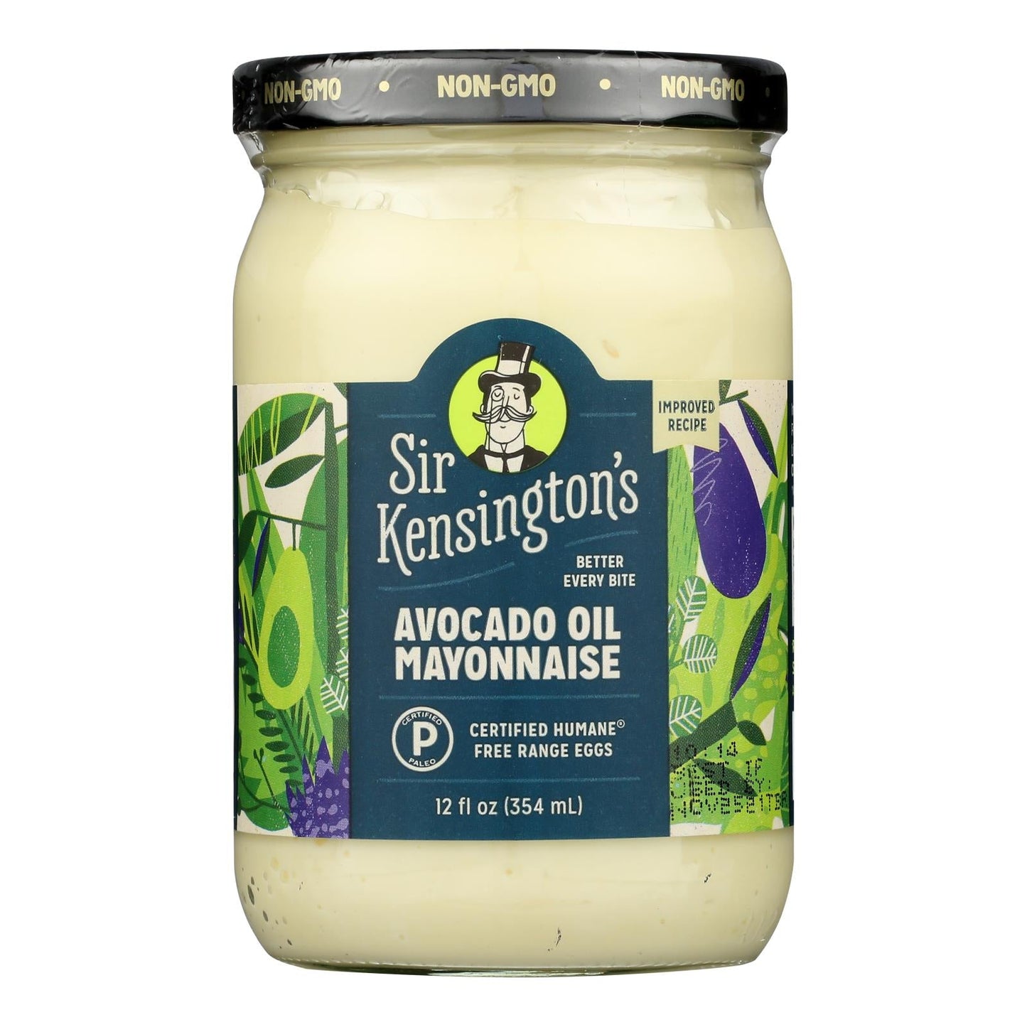 Sir Kensington's Gluten-Free Avocado Oil Mayo (Pack of 6-12 fl oz Jars)