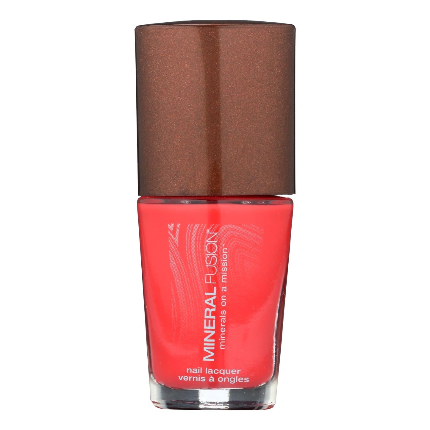 Mineral Fusion Nail Polish in Coral Reef, 0.33 Oz for Chip-Resistant, Long-Lasting Wear
