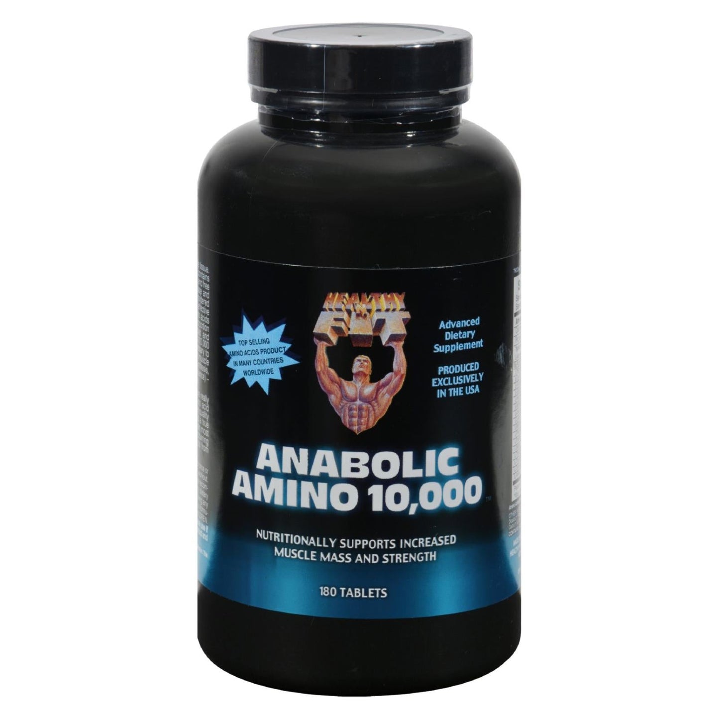 Healthy 'n Fit Amino 10000, Essential Amino Acid Supplement, 180 Tablets