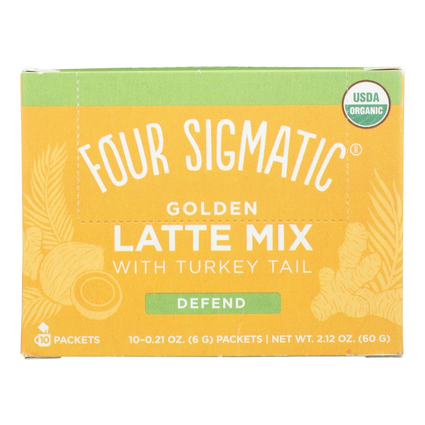 Four Sigmatic Golden Latte with Turkey Tail (Pack of 10)