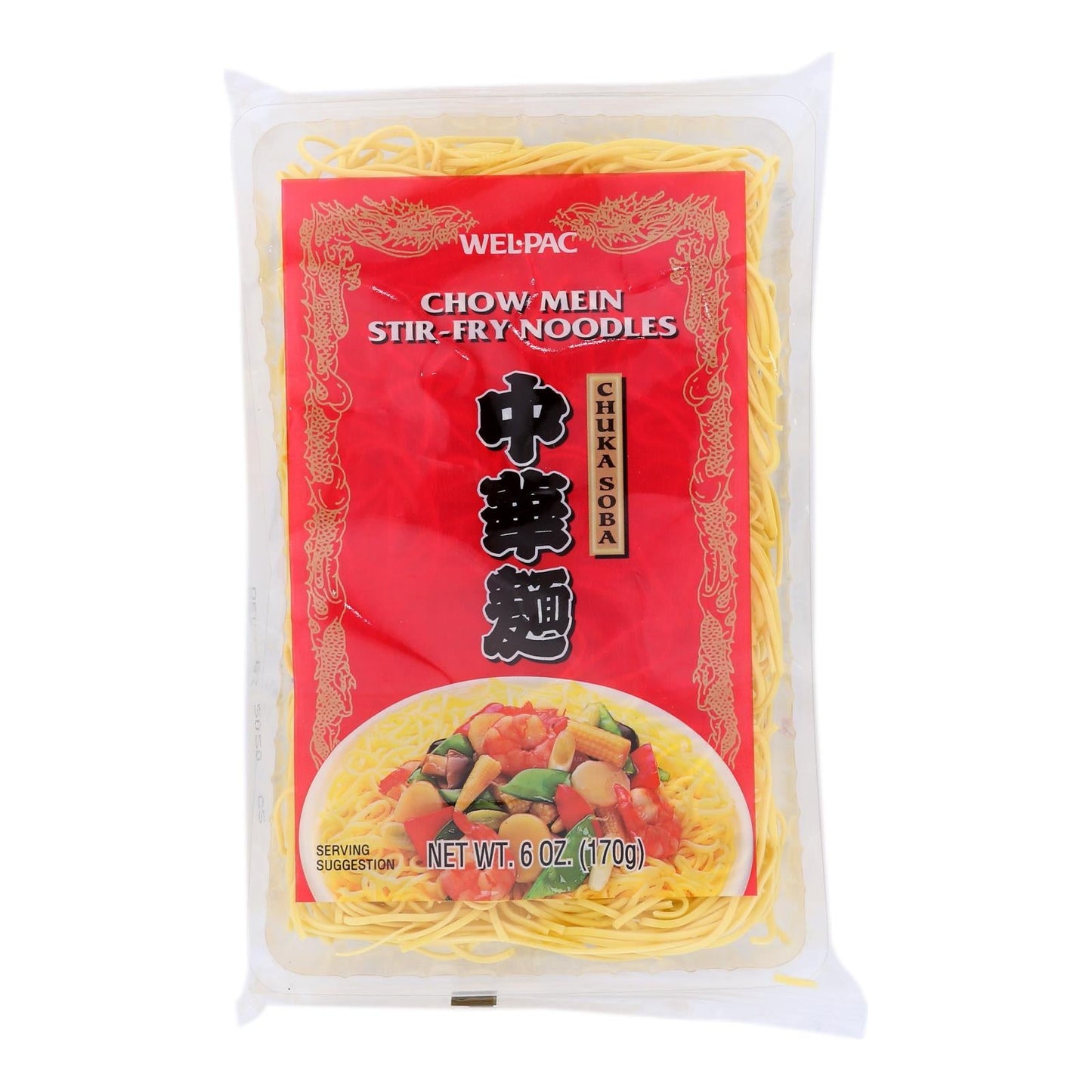 Wel-Pac Chow Mein Stir Fry Noodles (Pack of 12 - 6 Oz.)