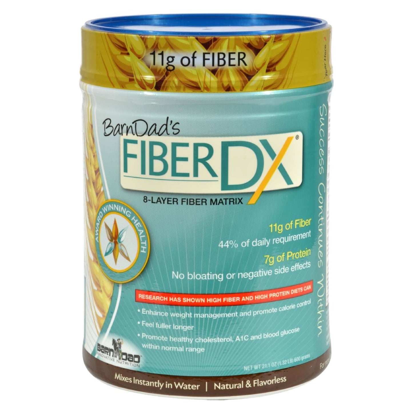 Barn Dad's Fiber Dx 21.1 Oz - A Delicious and Nutritious Breakfast Cereal"