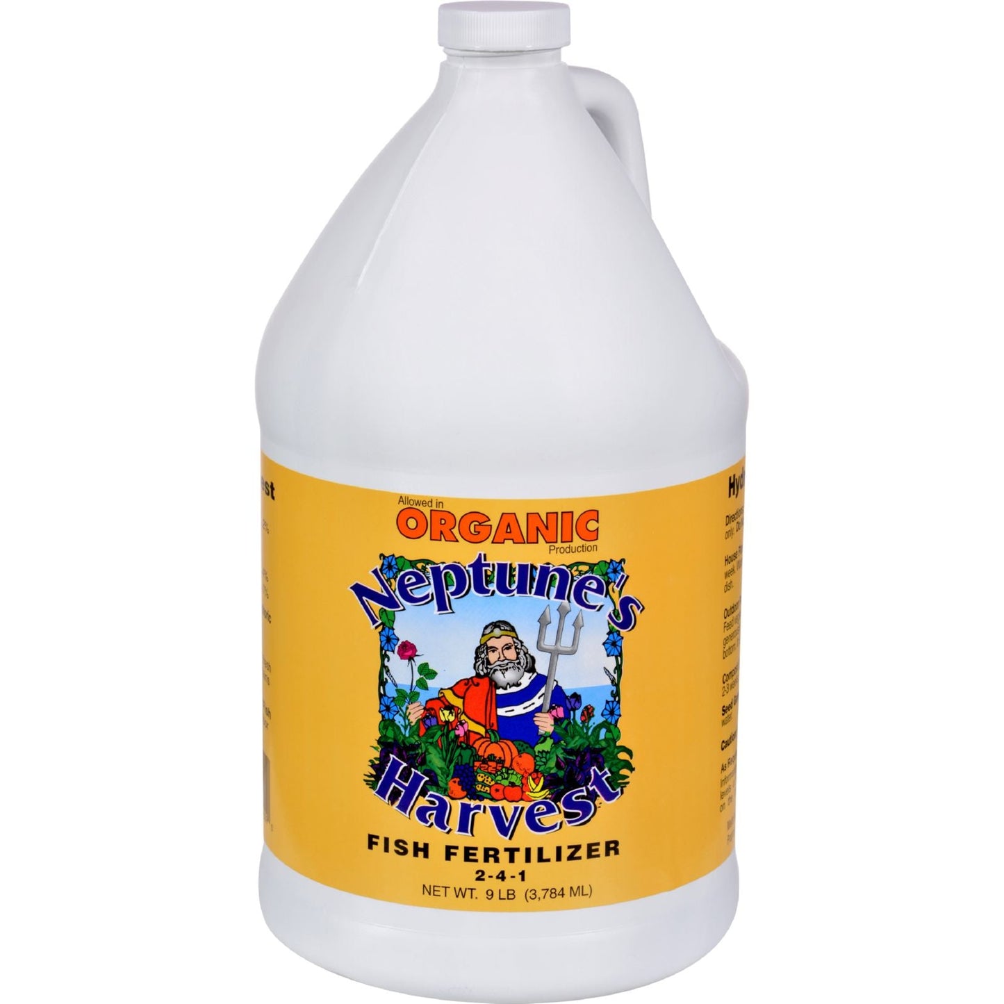 Neptune's Harvest Orange Label Fish Fertilizer - 9 lbs