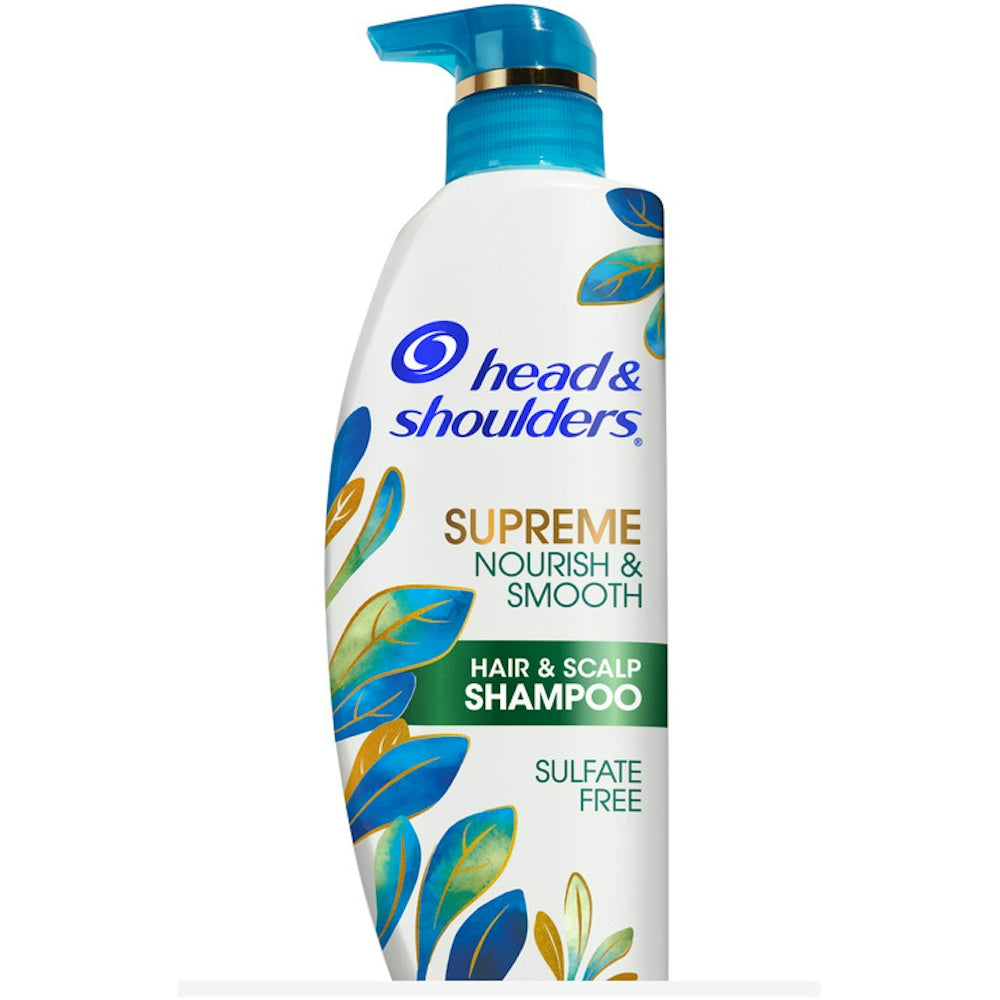 Head & Shoulders Supreme Nourish Smooth Dandruff Scalp Hair Shampoo 11.8 oz