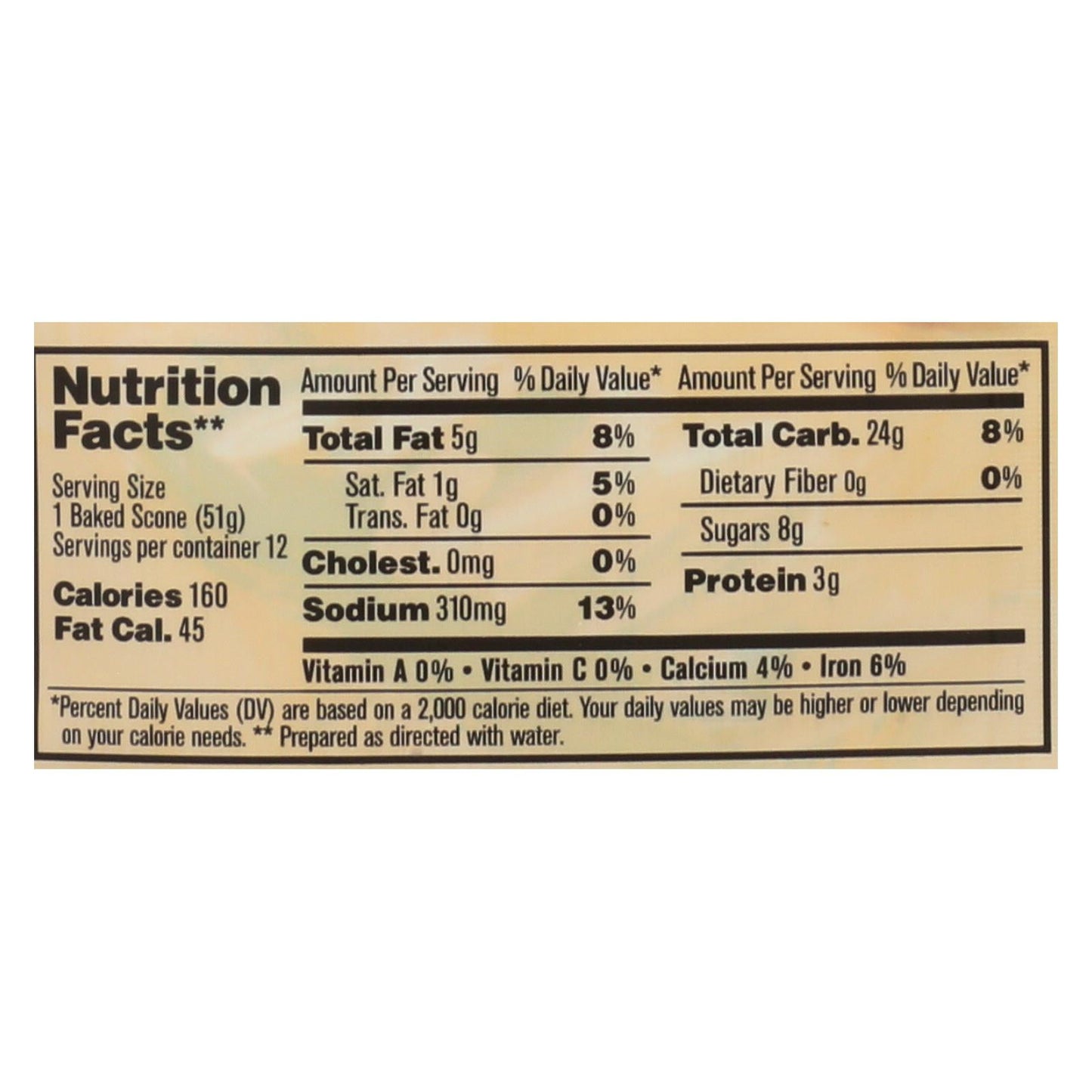 Sticky Fingers Blueberry Scone Mix - Quick & Easy, Just Add Water (Case of 6, 16oz) - Kosher, All-Natural Baking