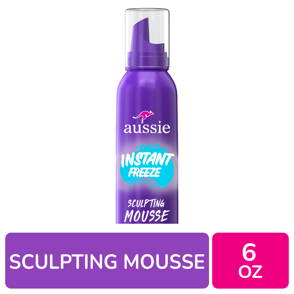 Aussie Instant Freeze Sculpting Mousse 6 Oz