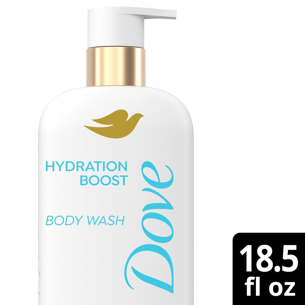 English 🫧 Dove® Hydration Boost Body Wash – For Dehydrated Skin - 18.5 Fl Oz