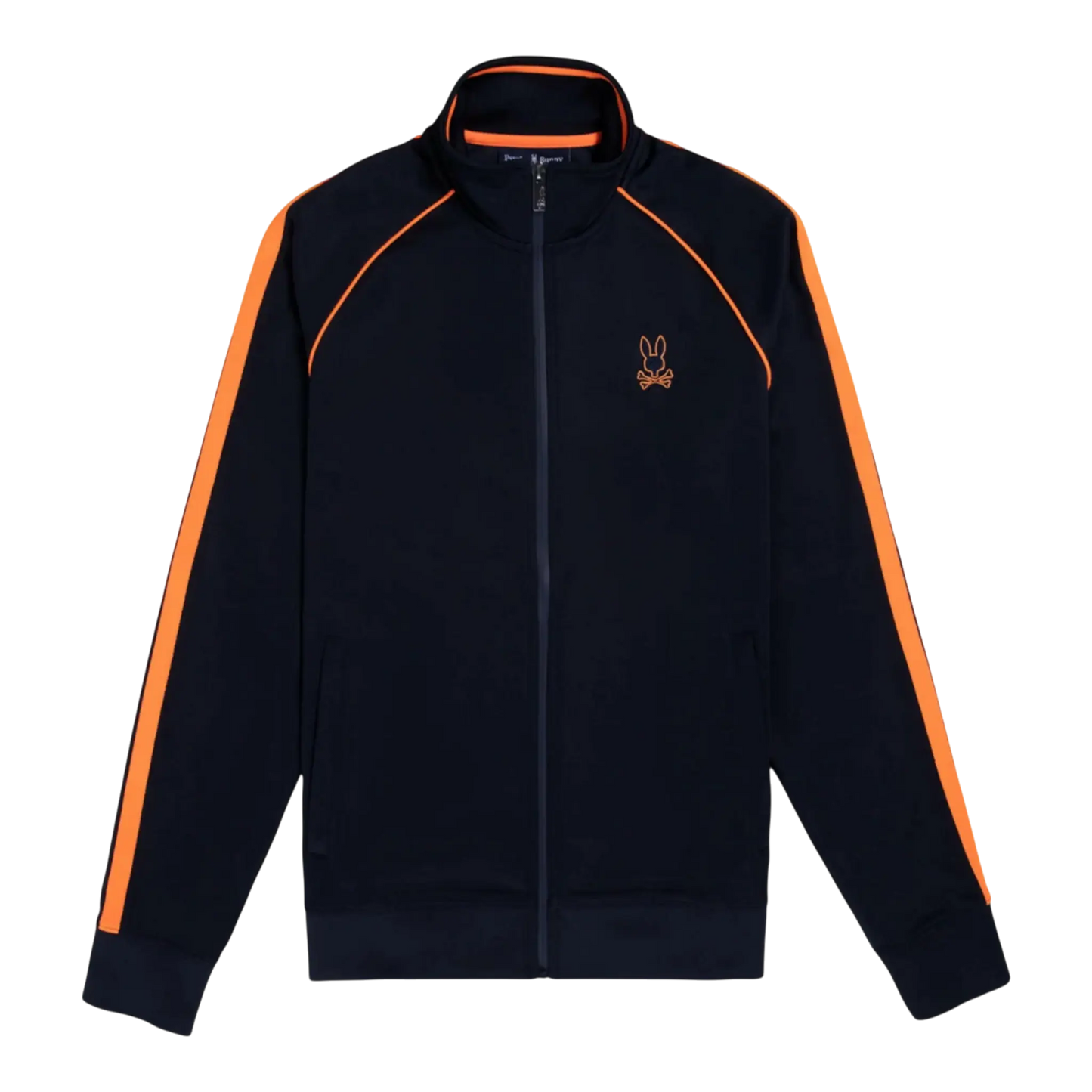 Psycho Bunny Royalton Knit Men Track Jacket Navy