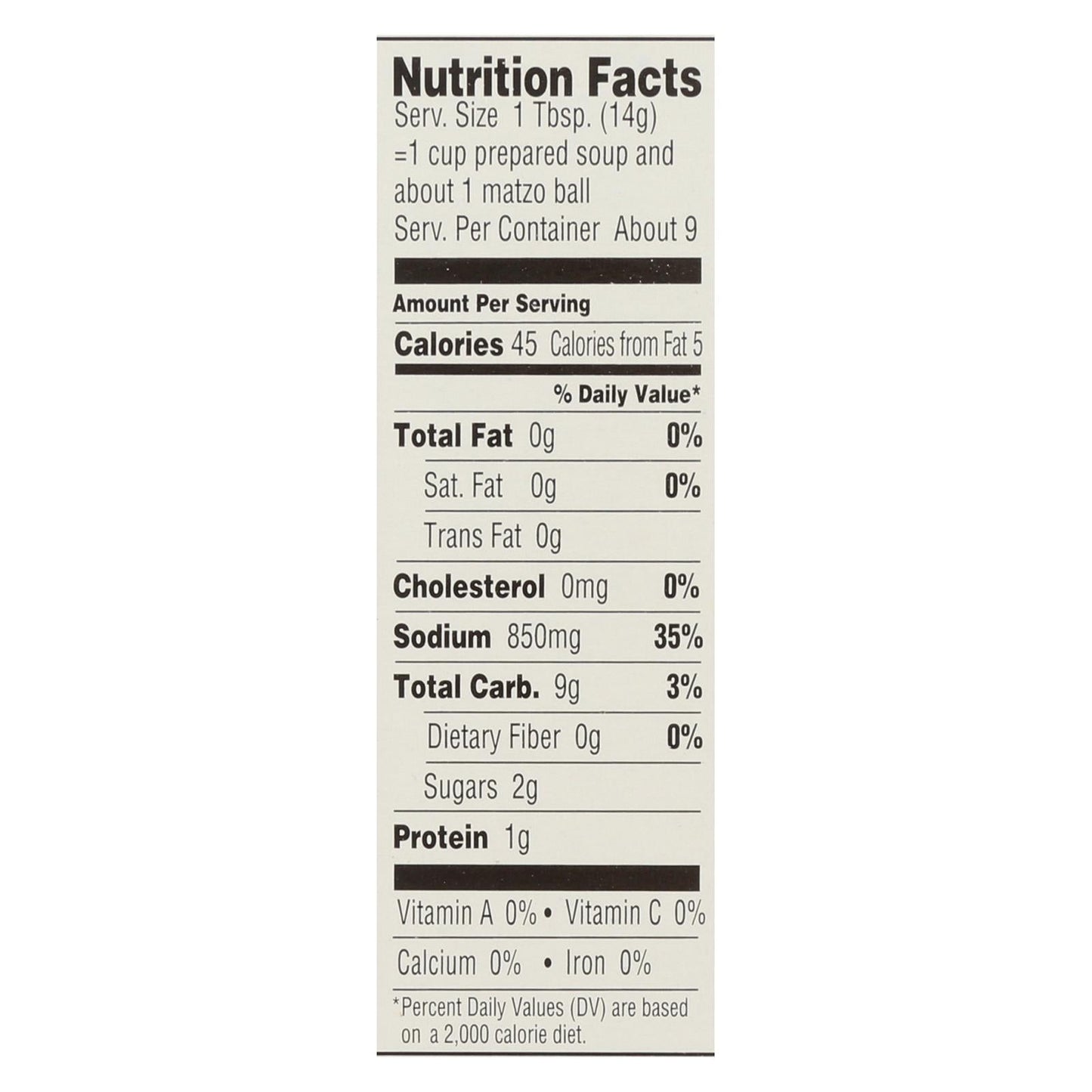 Manischewitz Low Sodium Matzo Ball and Soup Mix, Kosher, Case of 12 (4.5 Oz Each)