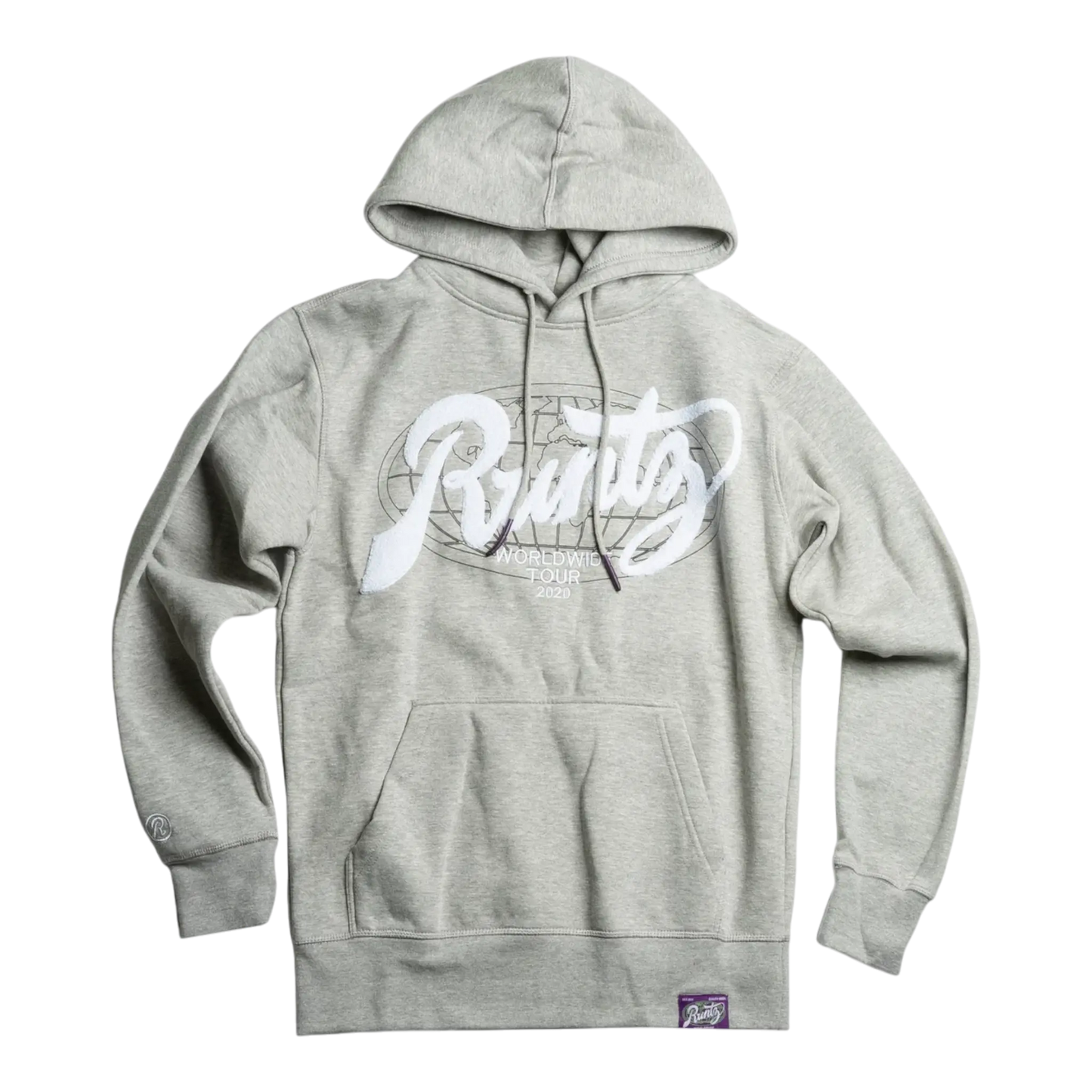 Runtz Worldwide Tour Pull-Over Men’s Hoodie – Heather Grey