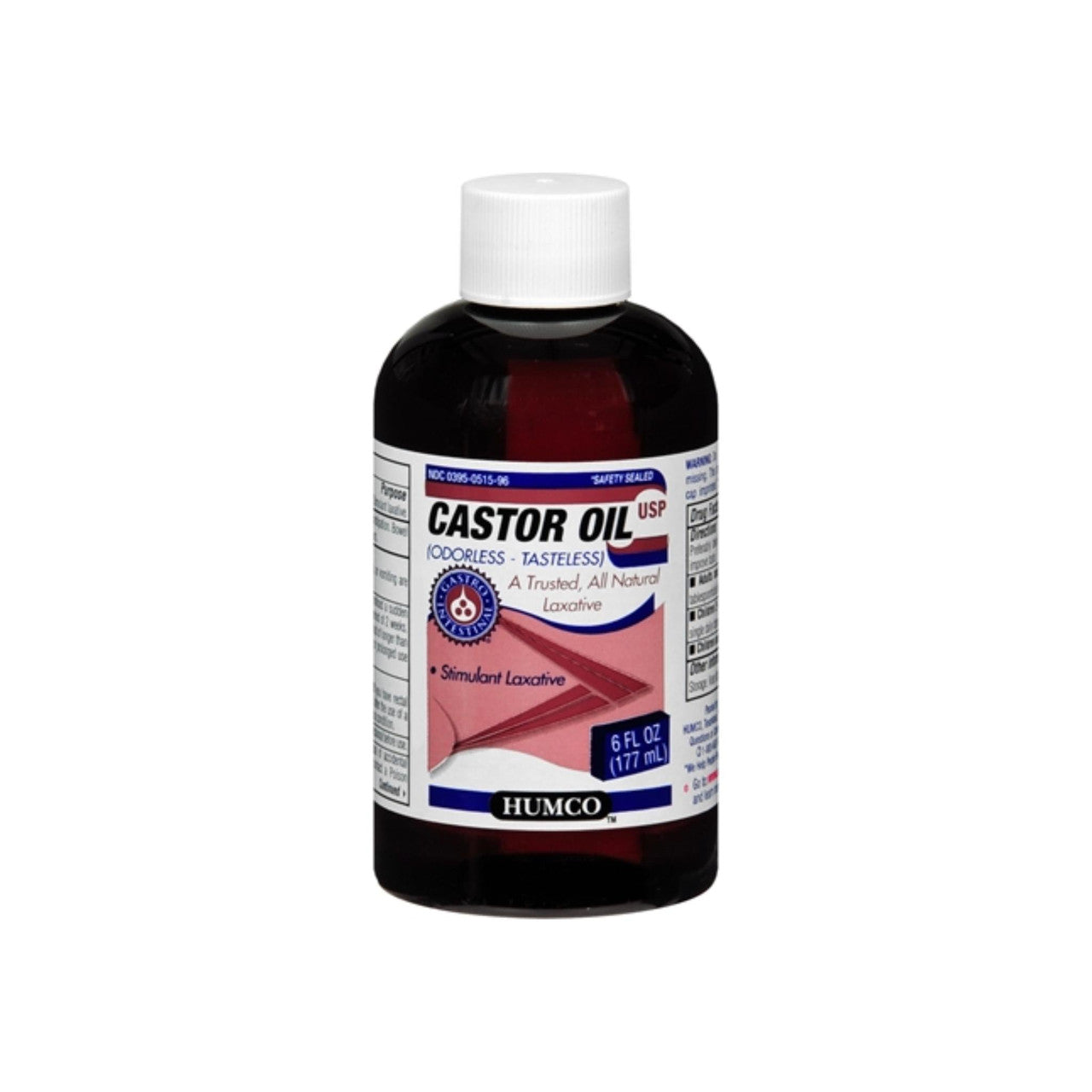 Humco Odorless Tasteless Castor Oil 6 Oz
