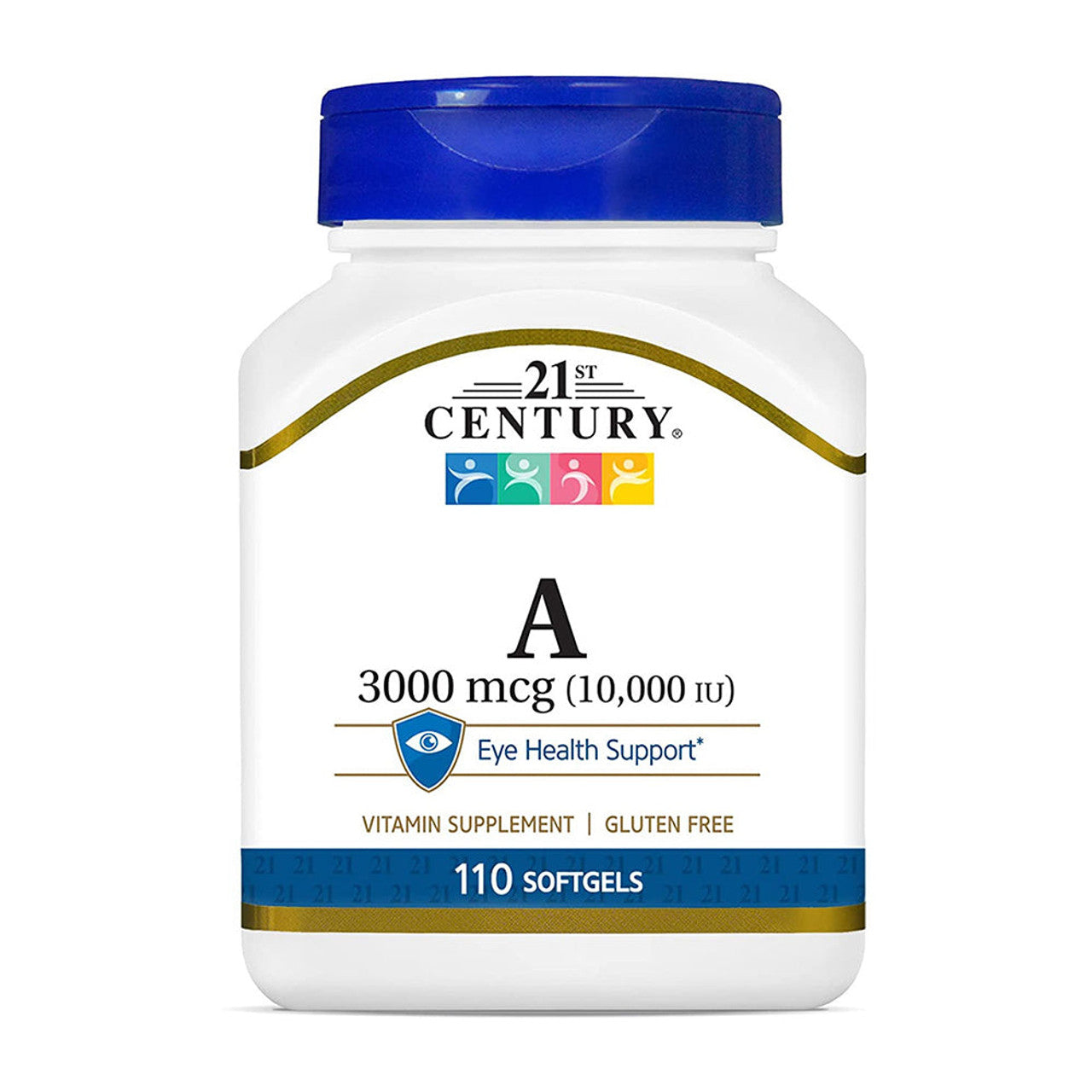 21st Century Vitamin A – 3,000 mcg (10,000 IU), 110 Softgels