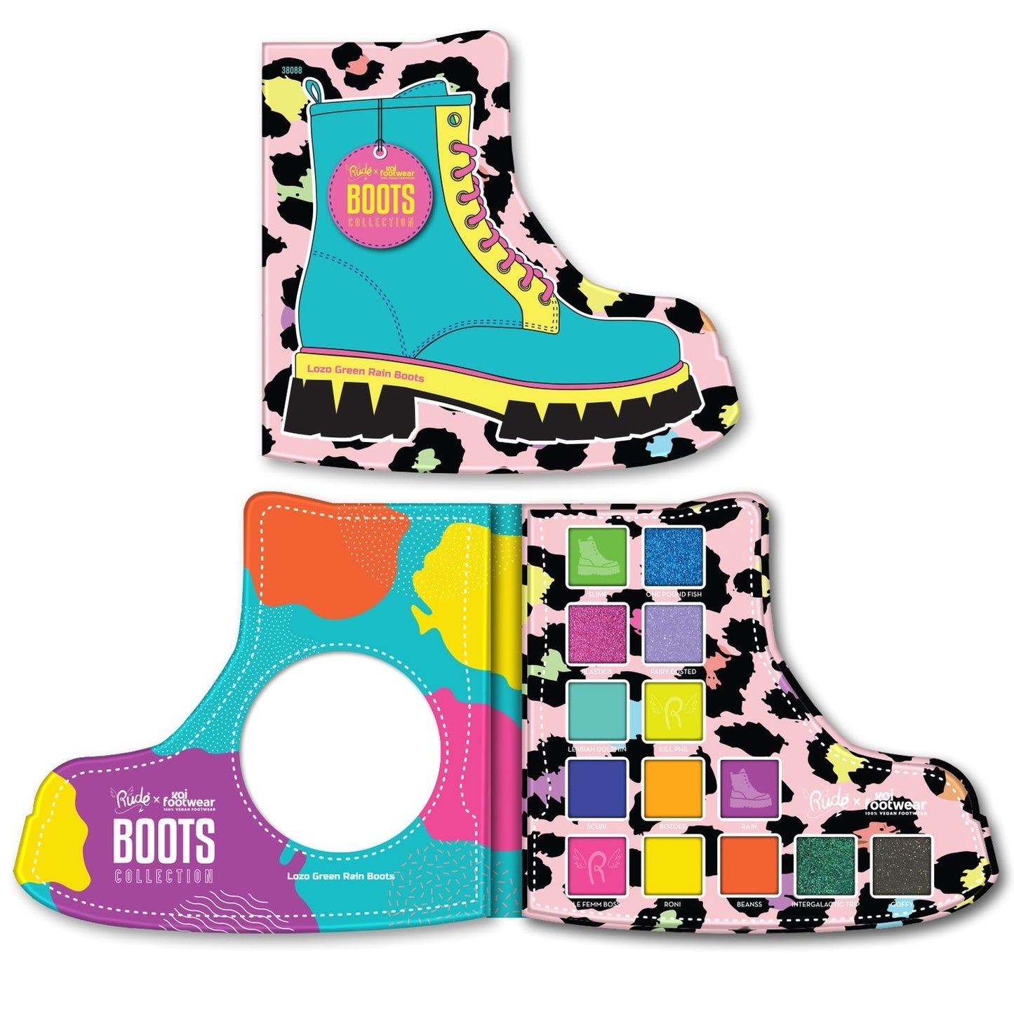 RUDE X KOI FOOTWEAR Boots Collection - Lozo Green Rain Boots - Lozo Green Rain Boots